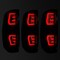 Renegade Led Sequential Tail Light Set Chrome Red CTRNG0663-CR-SQ - alternate 1